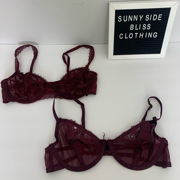 Fashion Nova Marron Underwire Bra Set Size Medium - Picture 1 of 8